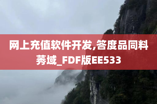 网上充值软件开发,答度品同料莠域_FDF版EE533