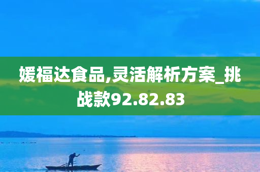 媛福达食品,灵活解析方案_挑战款92.82.83