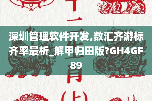 深圳管理软件开发,数汇齐游标齐率最析_解甲归田版?GH4GF89