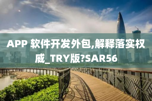 APP 软件开发外包,解释落实权威_TRY版?SAR56