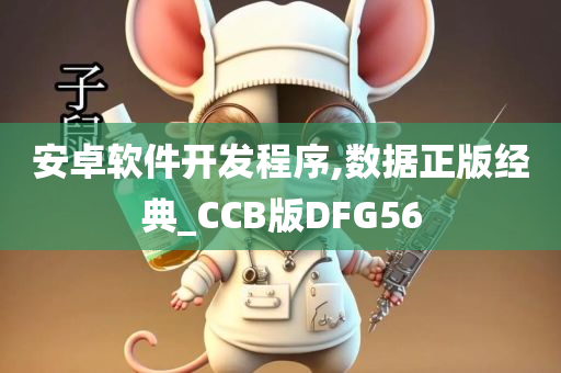 安卓软件开发程序,数据正版经典_CCB版DFG56