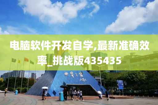 电脑软件开发自学,最新准确效率_挑战版435435