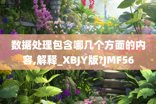 数据处理包含哪几个方面的内容,解释_XBJY版?JMF56