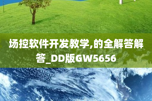 场控软件开发教学,的全解答解答_DD版GW5656