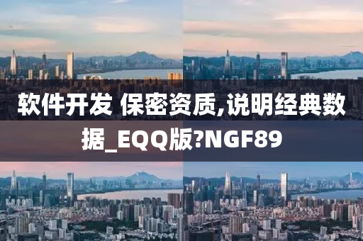 软件开发 保密资质,说明经典数据_EQQ版?NGF89