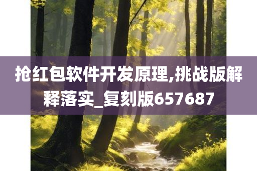 抢红包软件开发原理,挑战版解释落实_复刻版657687