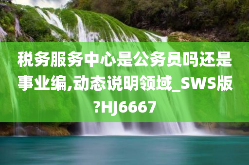 税务服务中心是公务员吗还是事业编,动态说明领域_SWS版?HJ6667