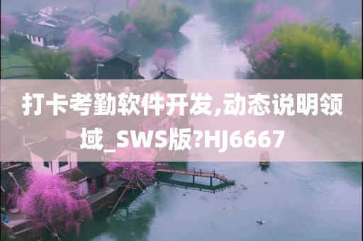 打卡考勤软件开发,动态说明领域_SWS版?HJ6667