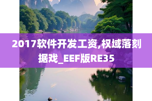 2017软件开发工资,权域落刻据戏_EEF版RE35