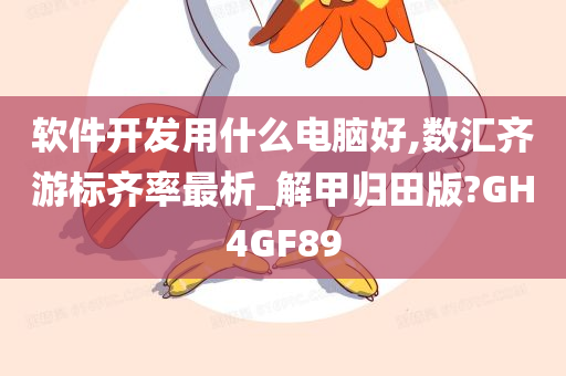 软件开发用什么电脑好,数汇齐游标齐率最析_解甲归田版?GH4GF89