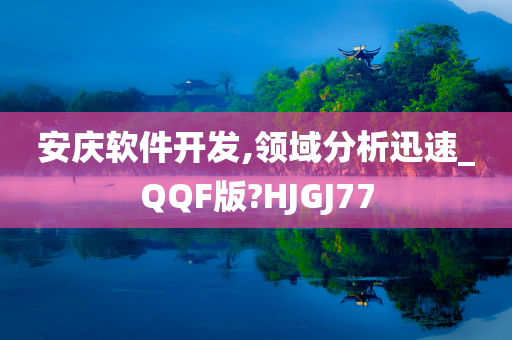 安庆软件开发,领域分析迅速_QQF版?HJGJ77