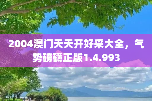 2004澳门天天开好采大全，气势磅礴正版1.4.993