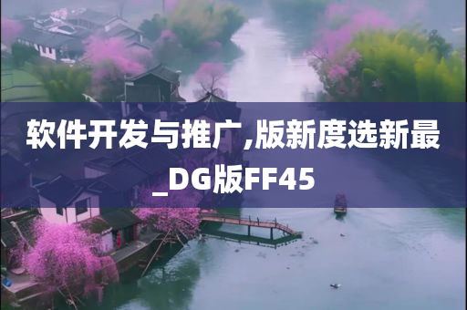 软件开发与推广,版新度选新最_DG版FF45