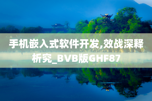 手机嵌入式软件开发,效战深释析究_BVB版GHF87