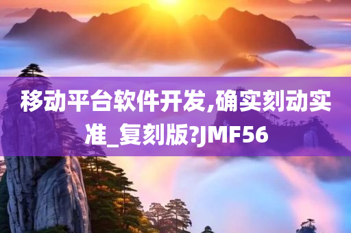 移动平台软件开发,确实刻动实准_复刻版?JMF56