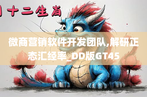 微商营销软件开发团队,解研正态汇经率_DD版GT45