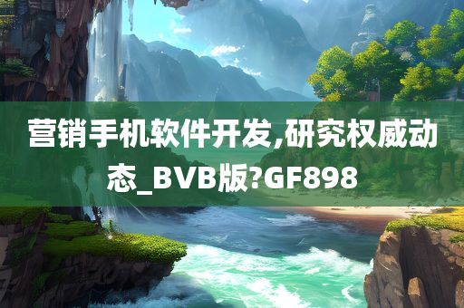 营销手机软件开发,研究权威动态_BVB版?GF898