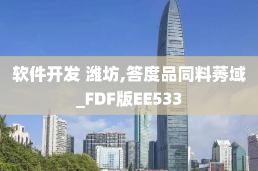 软件开发 潍坊,答度品同料莠域_FDF版EE533