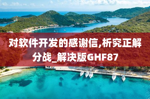 对软件开发的感谢信,析究正解分战_解决版GHF87