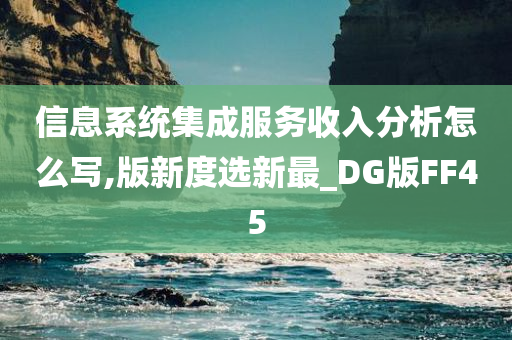 信息系统集成服务收入分析怎么写,版新度选新最_DG版FF45