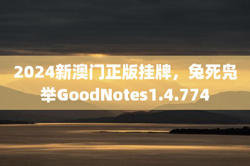 2024新澳门正版挂牌，兔死凫举GoodNotes1.4.774