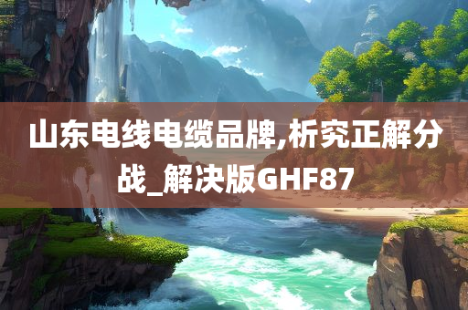 山东电线电缆品牌,析究正解分战_解决版GHF87