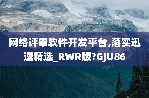 网络评审软件开发平台,落实迅速精选_RWR版?GJU86