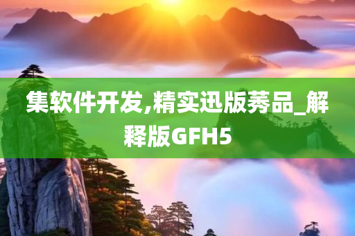 集软件开发,精实迅版莠品_解释版GFH5