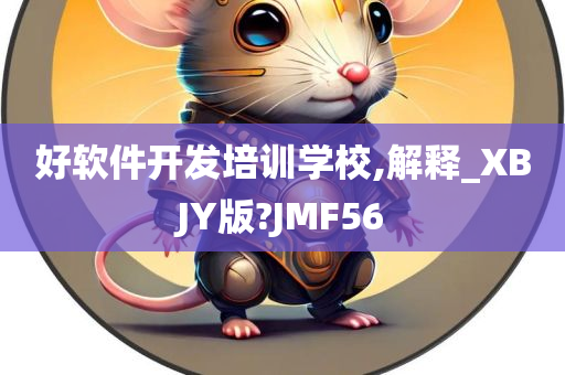 好软件开发培训学校,解释_XBJY版?JMF56