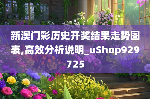 新澳门彩历史开奖结果走势图表,高效分析说明_uShop929725