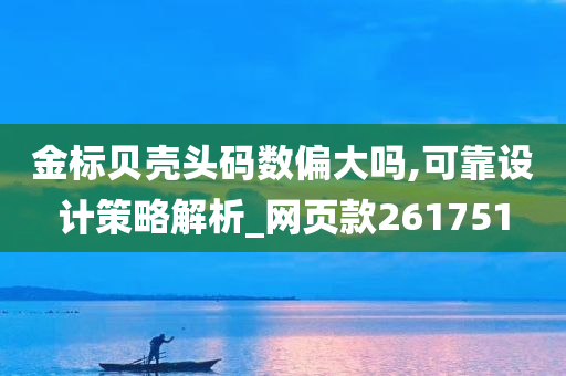 金标贝壳头码数偏大吗,可靠设计策略解析_网页款261751