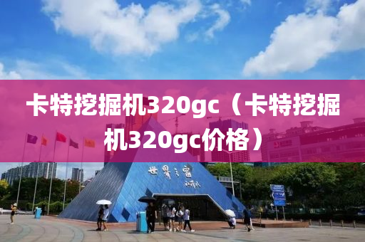 卡特挖掘机320gc（卡特挖掘机320gc价格）