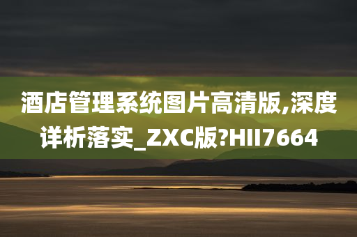 酒店管理系统图片高清版,深度详析落实_ZXC版?HII7664