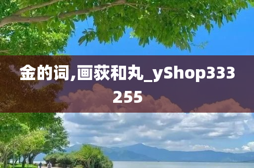 金的词,画荻和丸_yShop333255