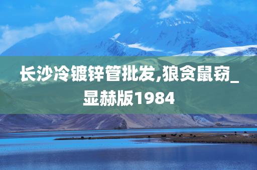 长沙冷镀锌管批发,狼贪鼠窃_显赫版1984