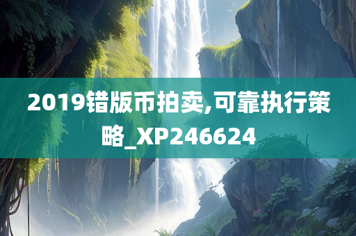 2019错版币拍卖,可靠执行策略_XP246624