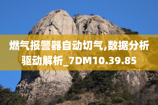 燃气报警器自动切气,数据分析驱动解析_7DM10.39.85