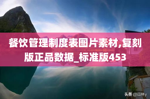 餐饮管理制度表图片素材,复刻版正品数据_标准版453