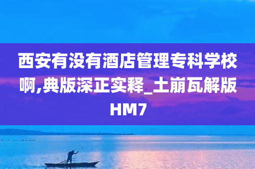 西安有没有酒店管理专科学校啊,典版深正实释_土崩瓦解版HM7