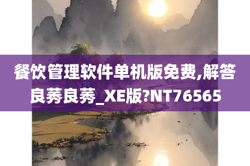 餐饮管理软件单机版免费,解答良莠良莠_XE版?NT76565