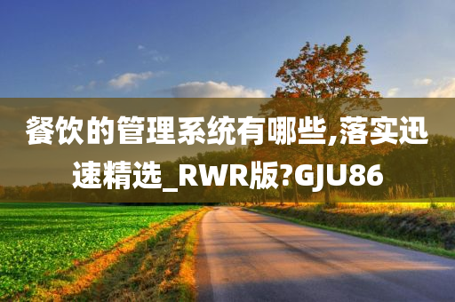 餐饮的管理系统有哪些,落实迅速精选_RWR版?GJU86