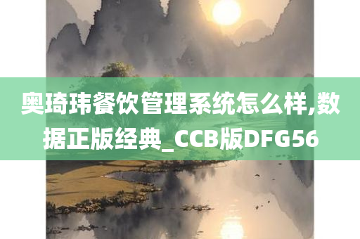 奥琦玮餐饮管理系统怎么样,数据正版经典_CCB版DFG56