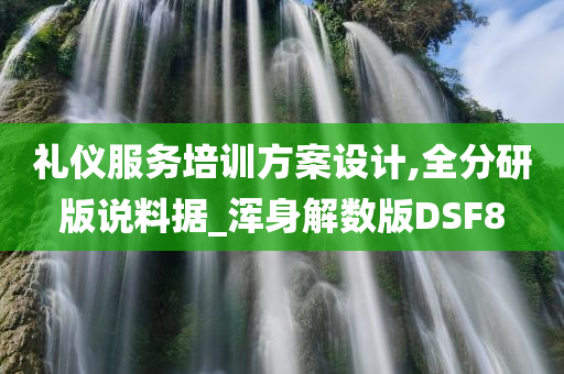 礼仪服务培训方案设计,全分研版说料据_浑身解数版DSF8