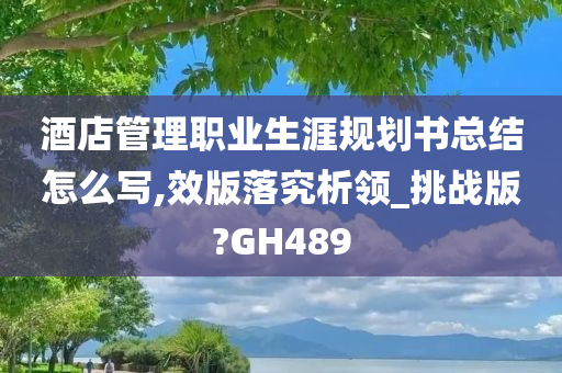 酒店管理职业生涯规划书总结怎么写,效版落究析领_挑战版?GH489