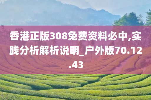 香港正版308兔费资料必中,实践分析解析说明_户外版70.12.43