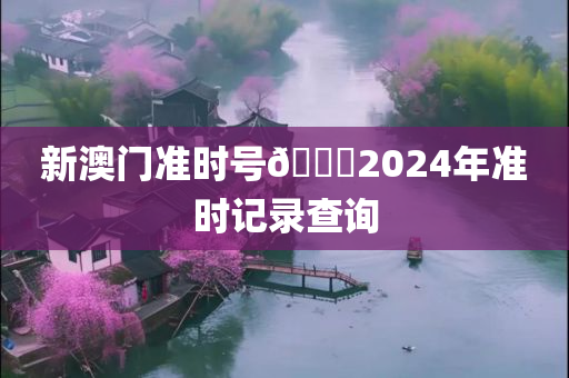 新澳门准时号🐎2024年准时记录查询