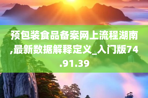 预包装食品备案网上流程湖南,最新数据解释定义_入门版74.91.39