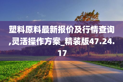 塑料原料最新报价及行情查询,灵活操作方案_精装版47.24.17