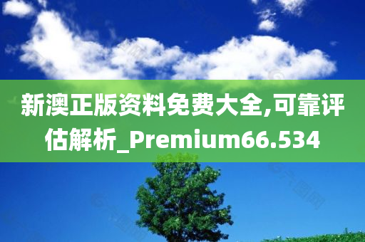 新澳正版资料免费大全,可靠评估解析_Premium66.534