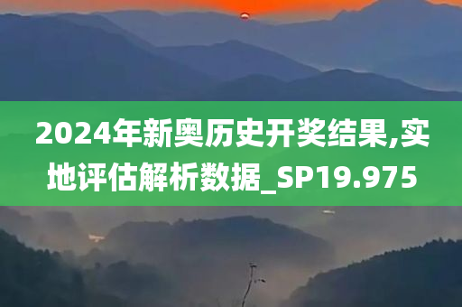 2024年新奥历史开奖结果,实地评估解析数据_SP19.975